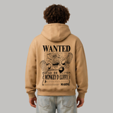 Luffy Wanted Oversized Hoodie