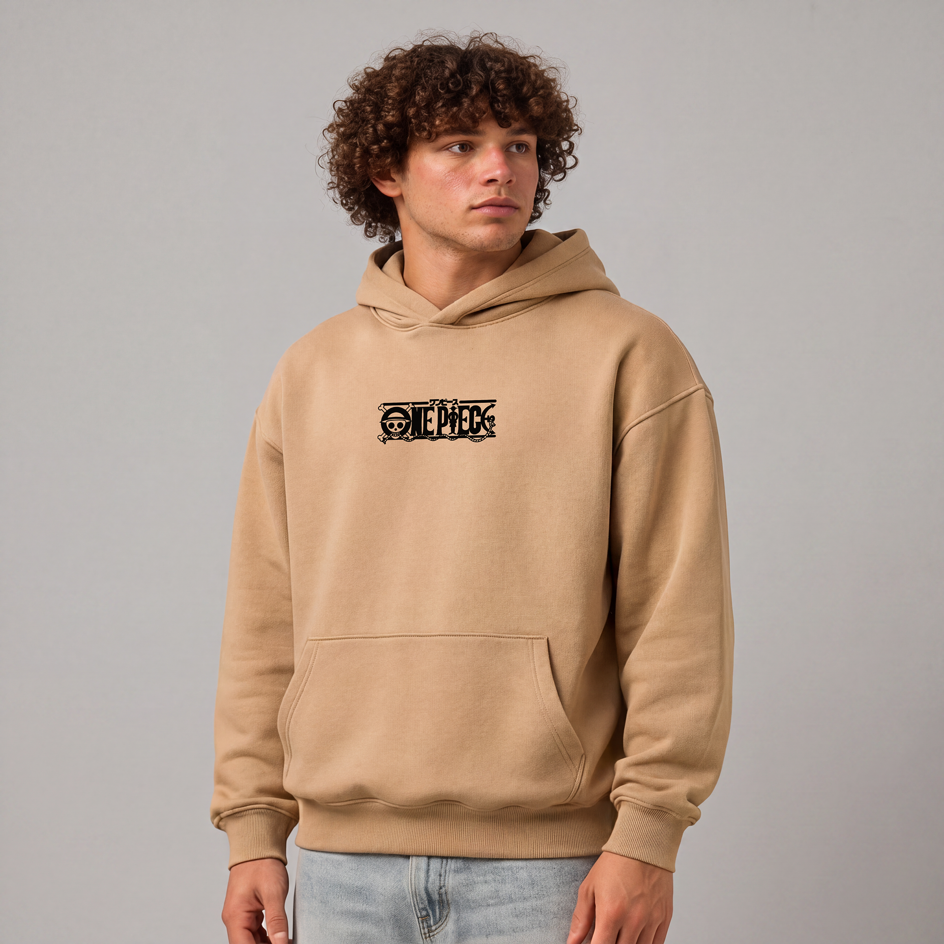 Luffy Wanted Oversized Hoodie