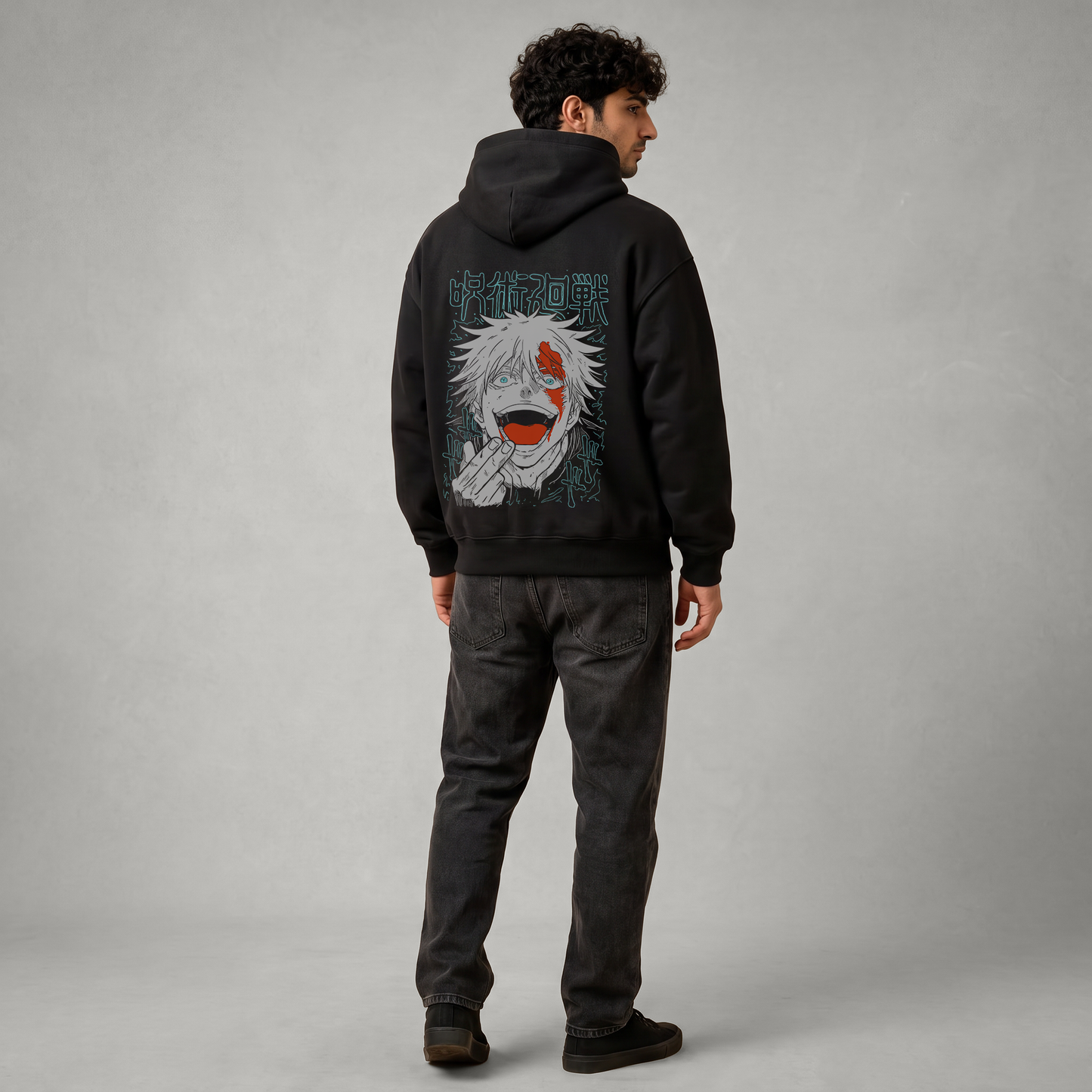 Satoru Gojo – Reversed Cursed Technique Awakening Oversized Hoodie