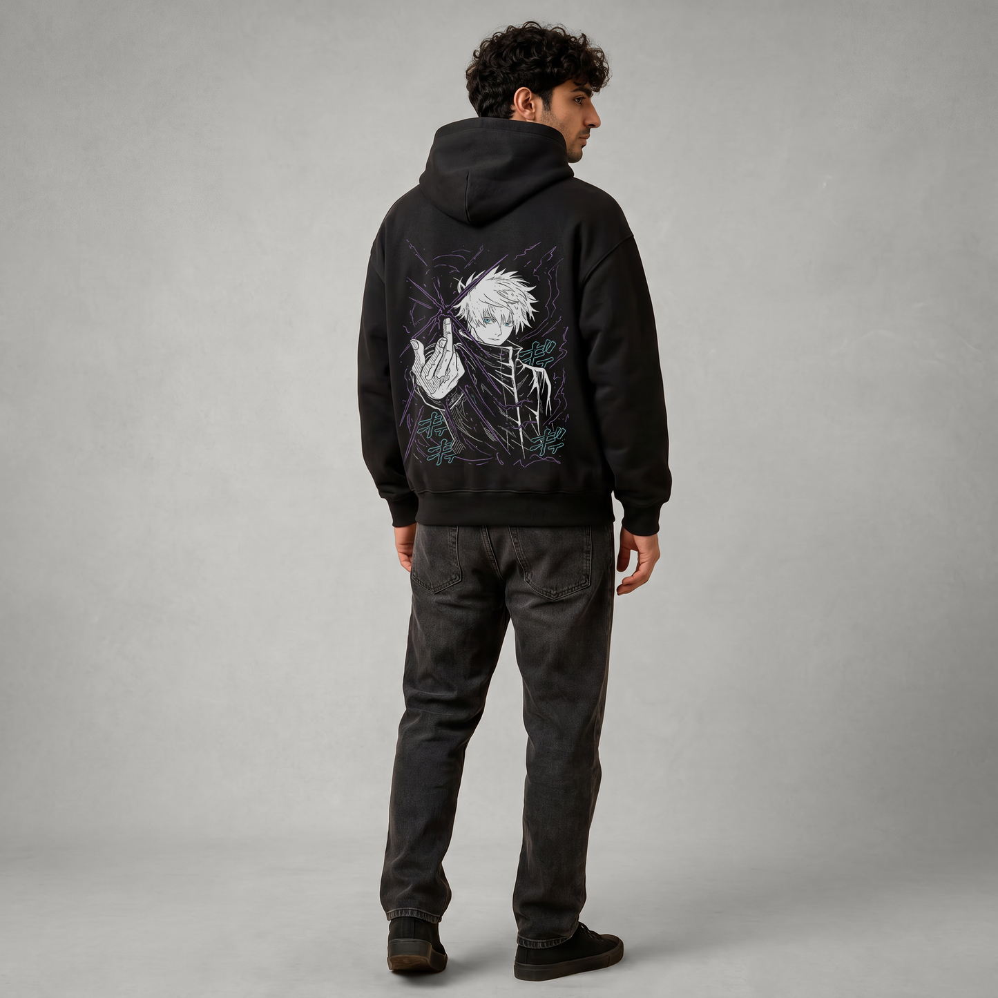 Satoru Gojo Limitless Technique Oversized Hoodie