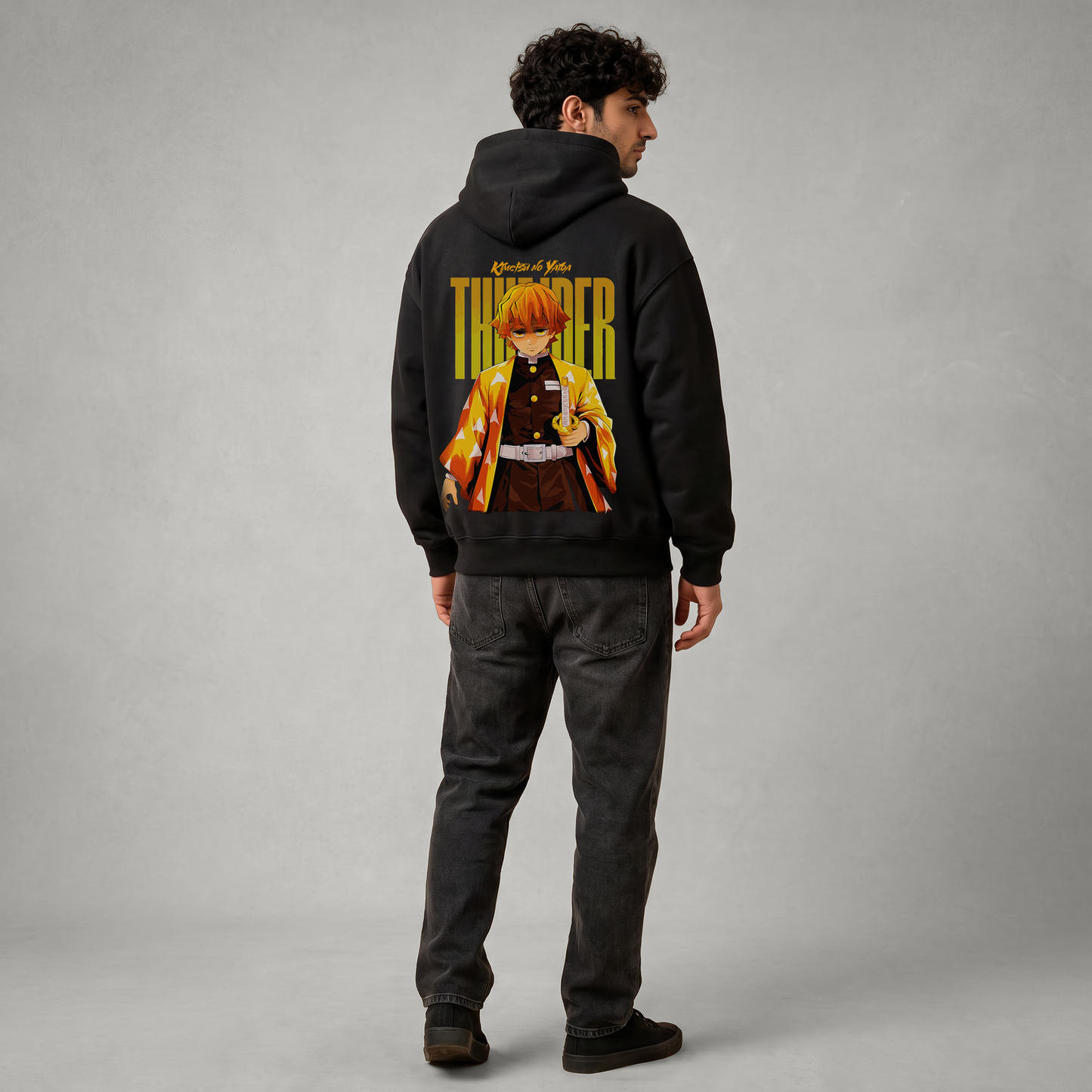 Zenitsu Thunderstrike Oversized Hoodie
