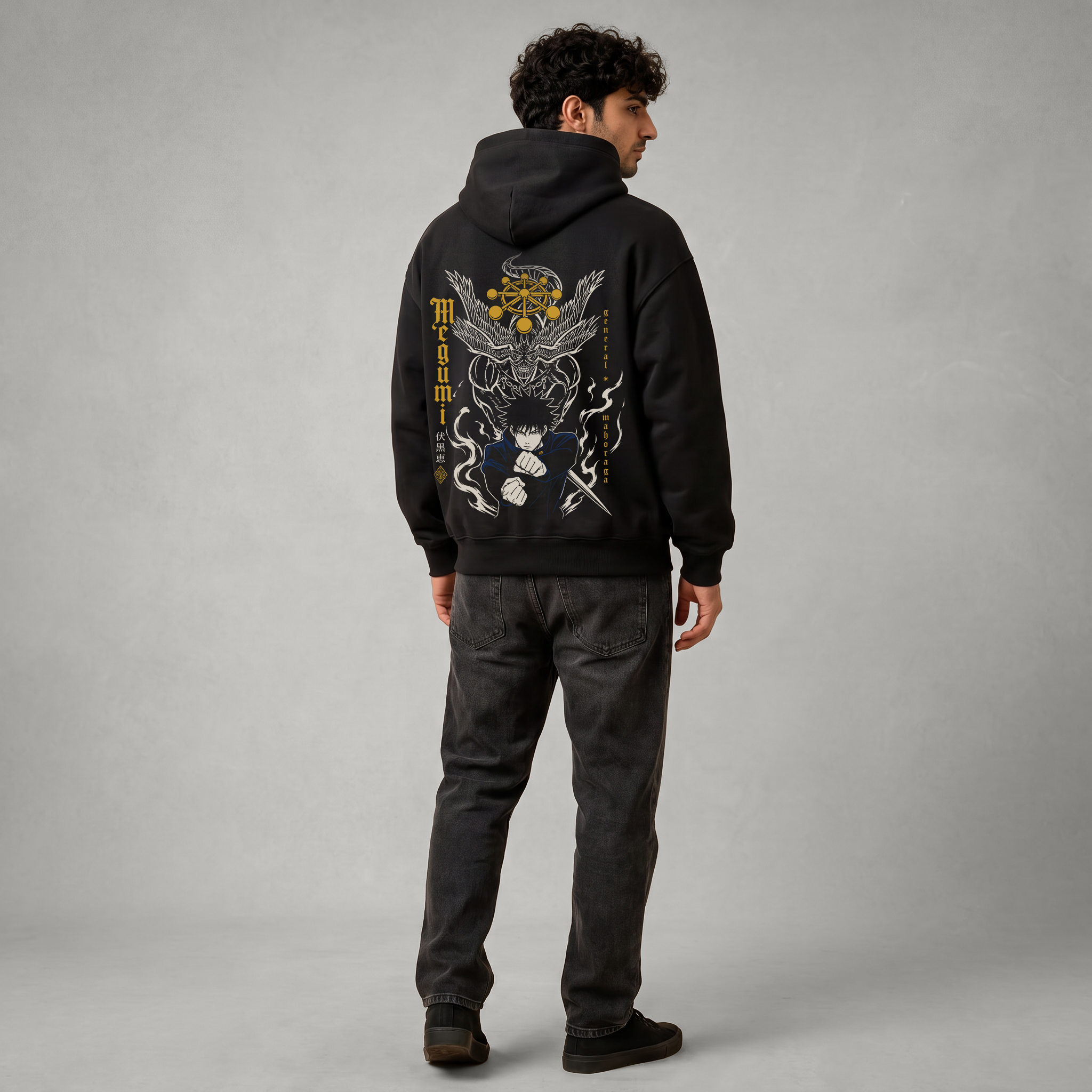 Megumi The Ultimate Shikigami Mahoraga Oversized Hoodie