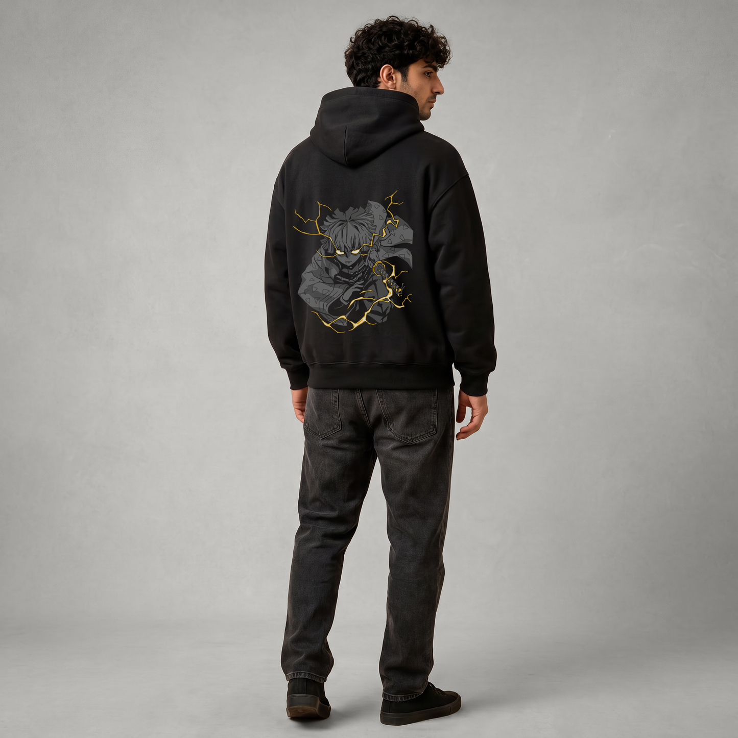 Zenitsu Thunderclap & Flash Oversized Hoodie