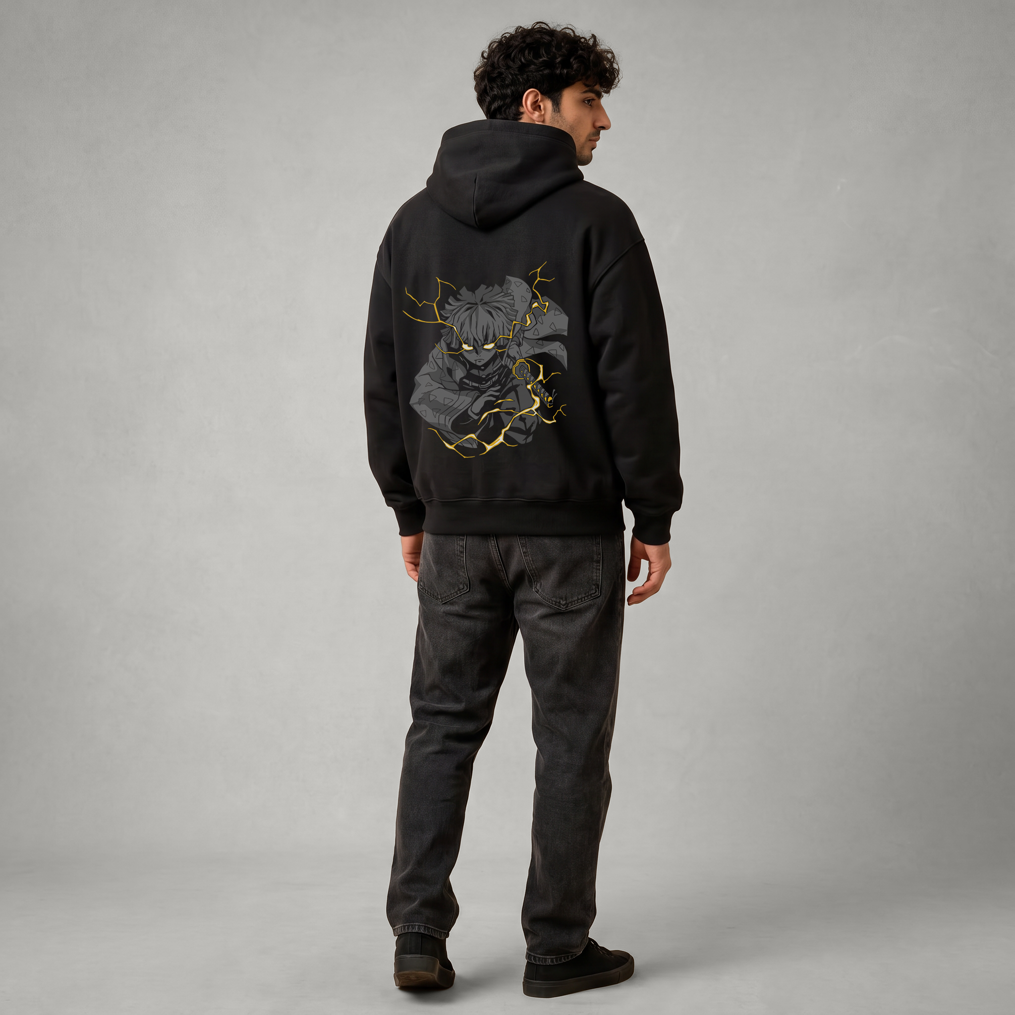 Zenitsu Thunderclap & Flash Oversized Hoodie