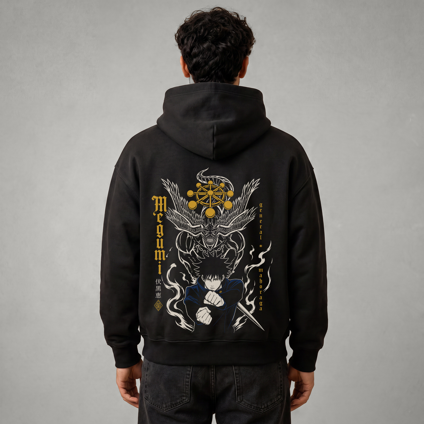 Megumi The Ultimate Shikigami Mahoraga Oversized Hoodie