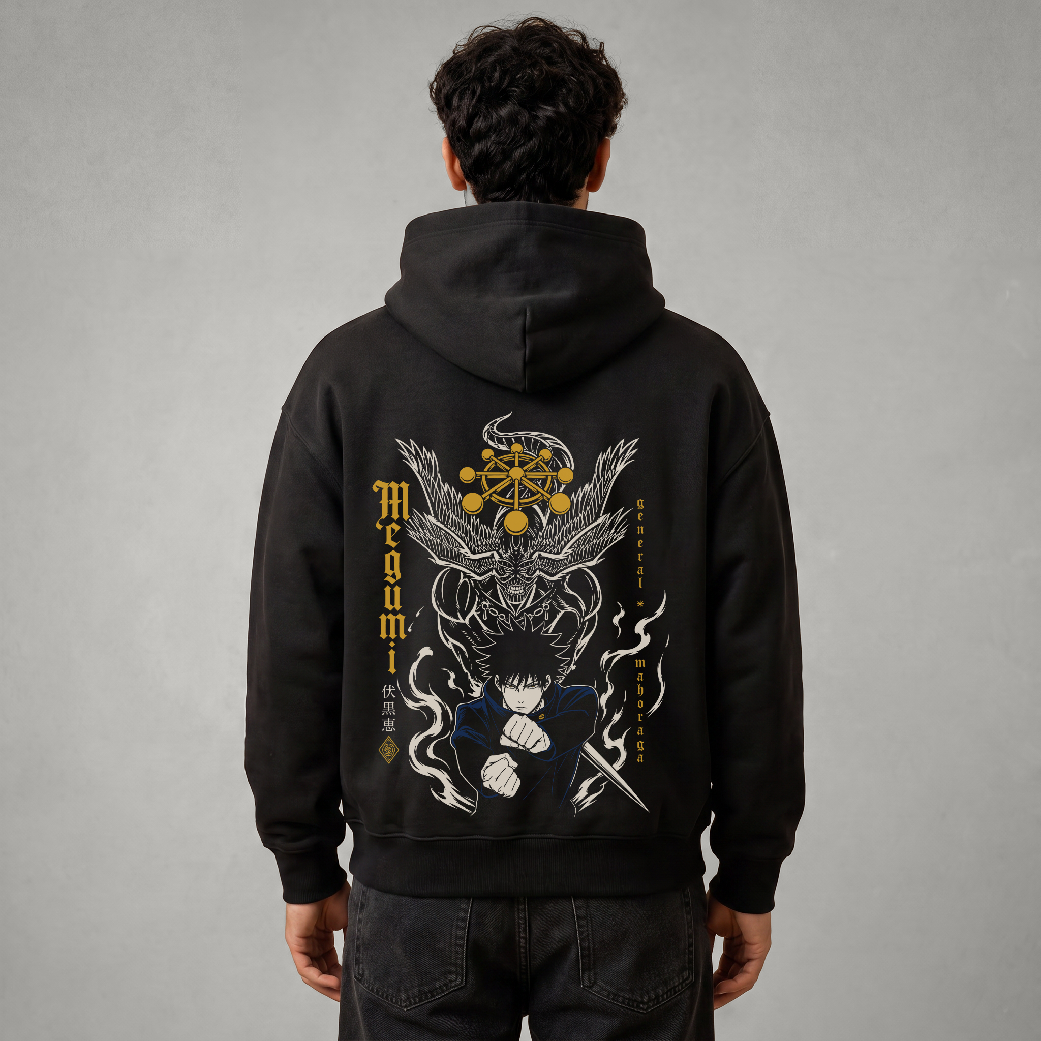 Megumi The Ultimate Shikigami Mahoraga Oversized Hoodie