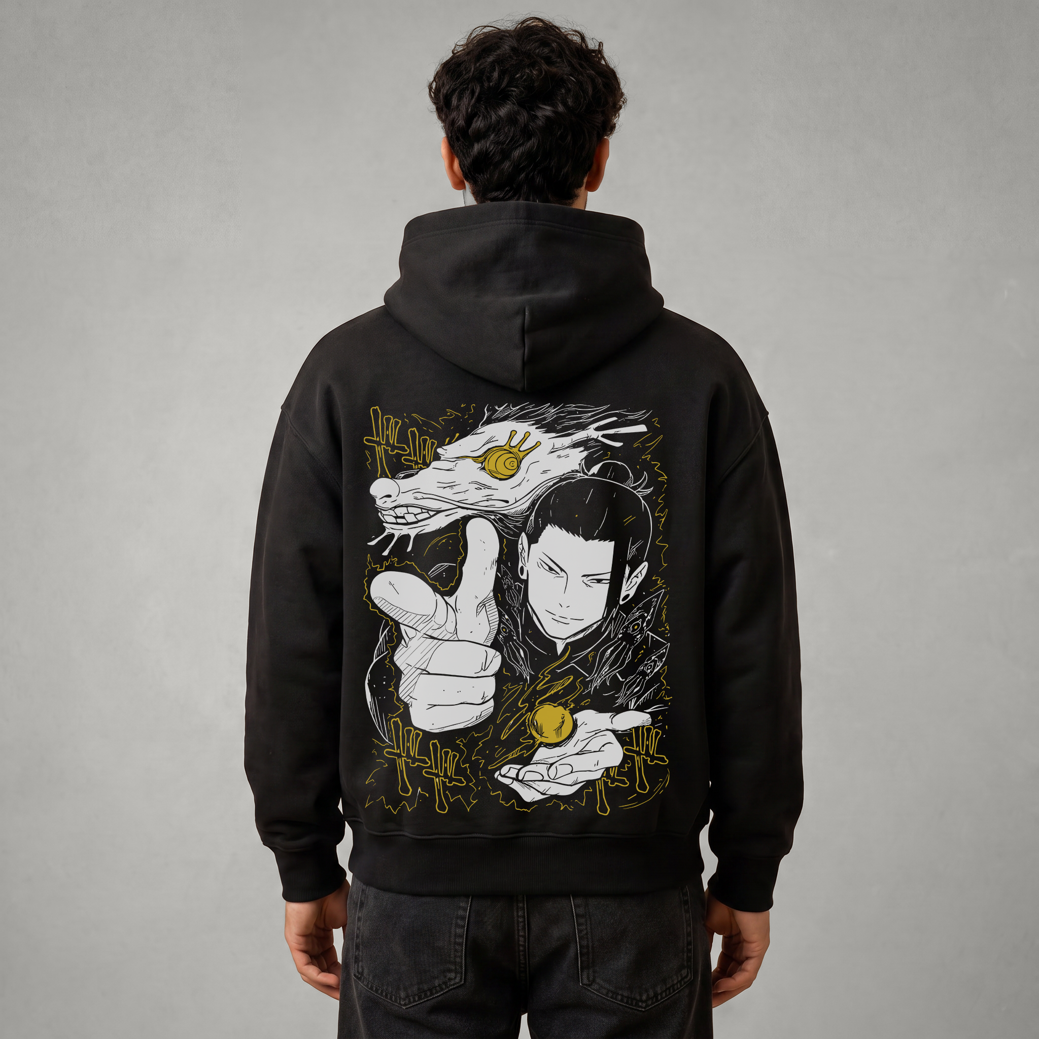 Geto Dragon Curse Oversized Hoodie