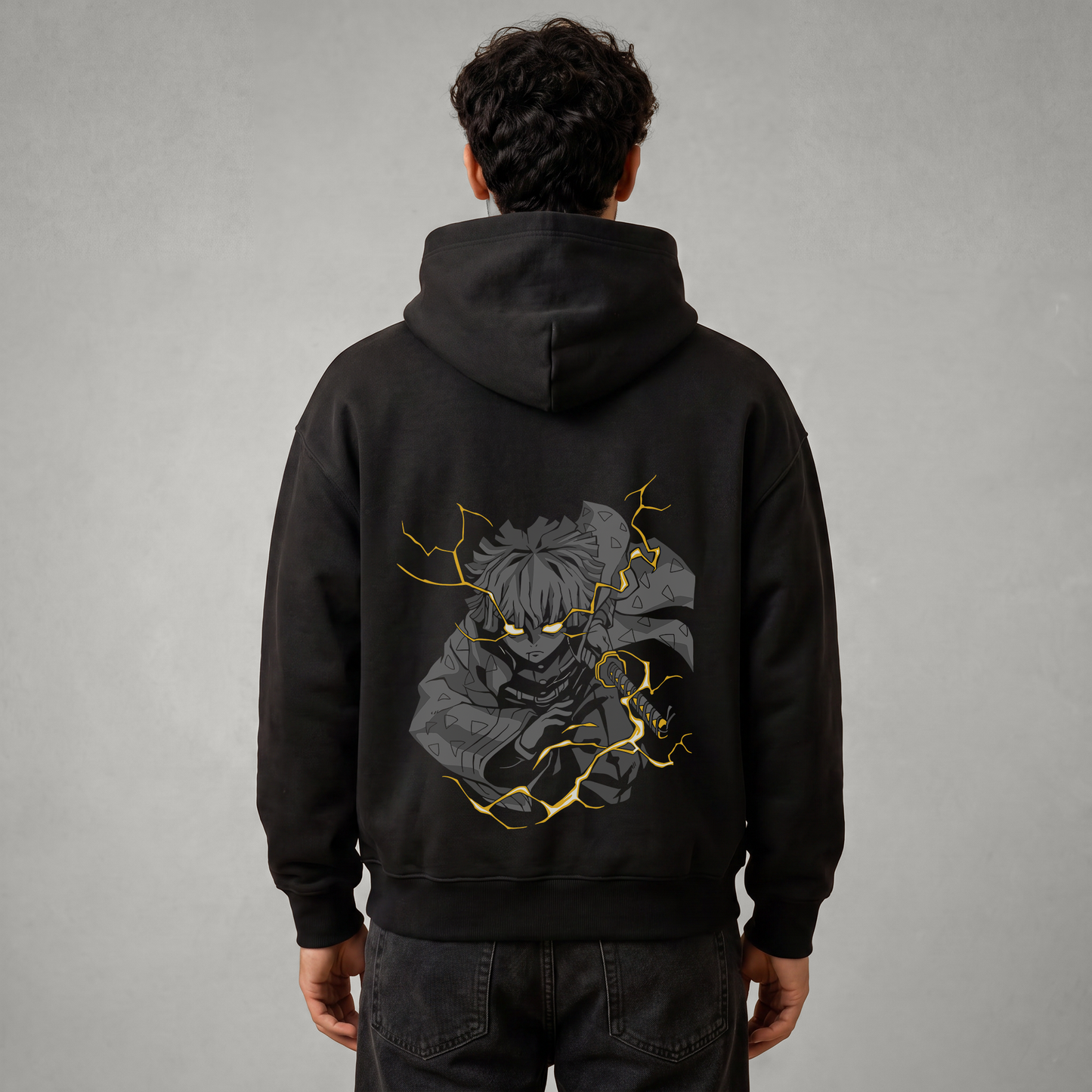 Zenitsu Thunderclap & Flash Oversized Hoodie