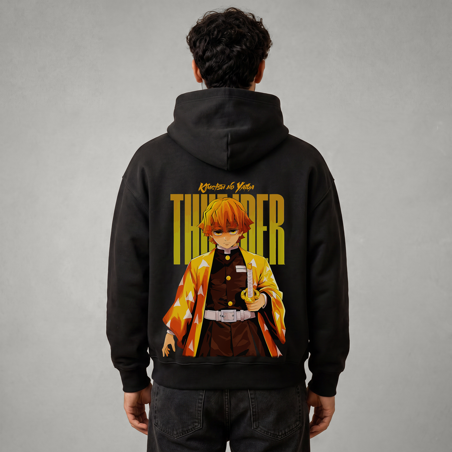 Zenitsu Thunderstrike Oversized Hoodie