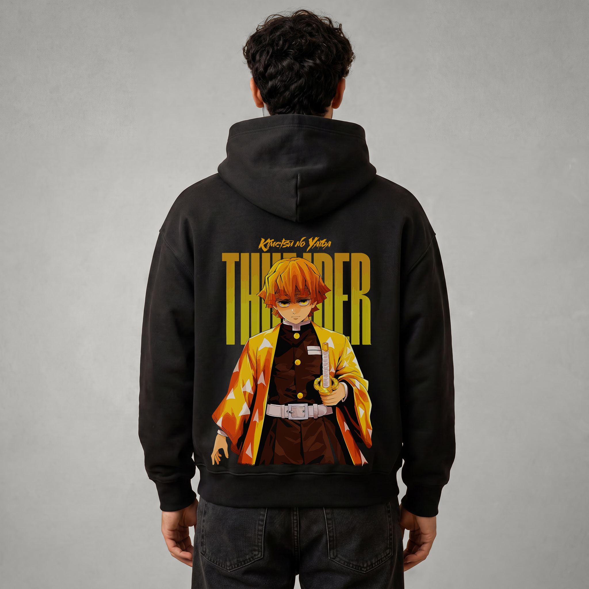 Zenitsu Thunderstrike Oversized Hoodie