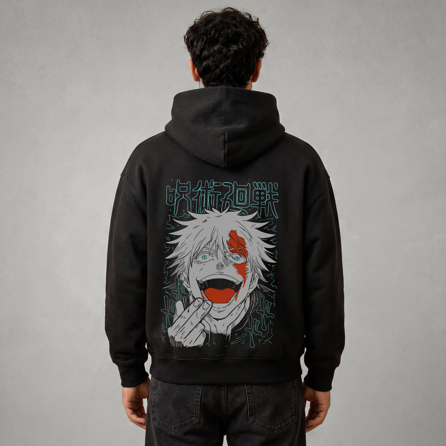 Satoru Gojo – Reversed Cursed Technique Awakening Oversized Hoodie