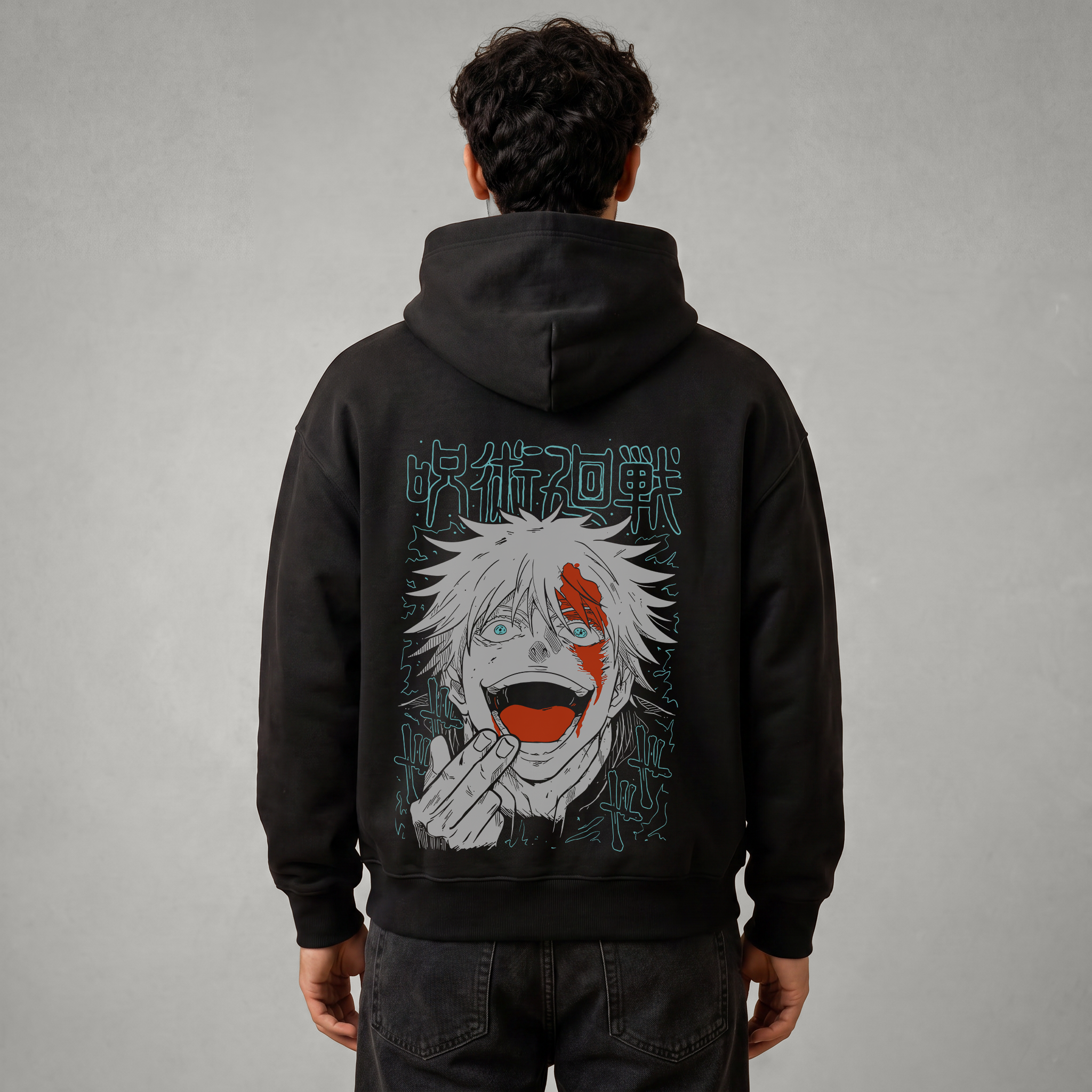 Satoru Gojo – Reversed Cursed Technique Awakening Oversized Hoodie