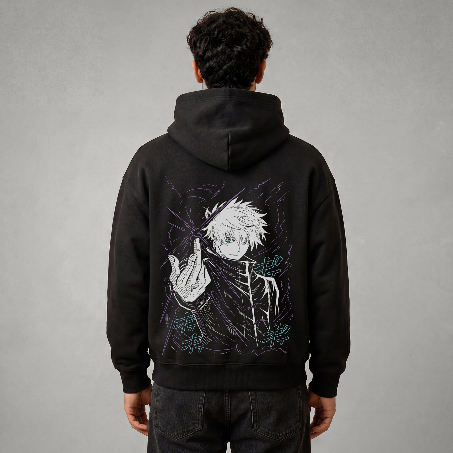Satoru Gojo Limitless Technique Oversized Hoodie