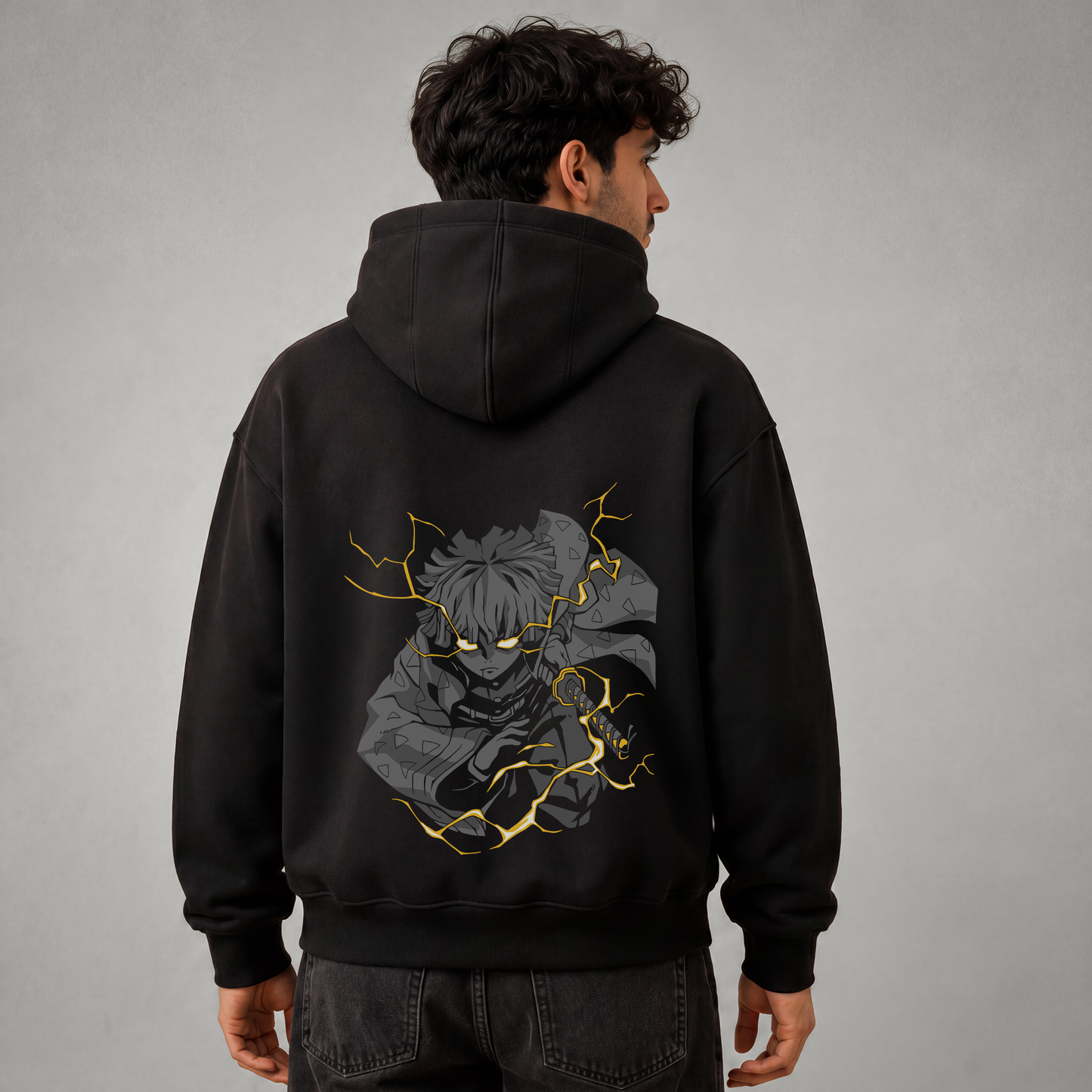 Zenitsu Thunderclap & Flash Oversized Hoodie