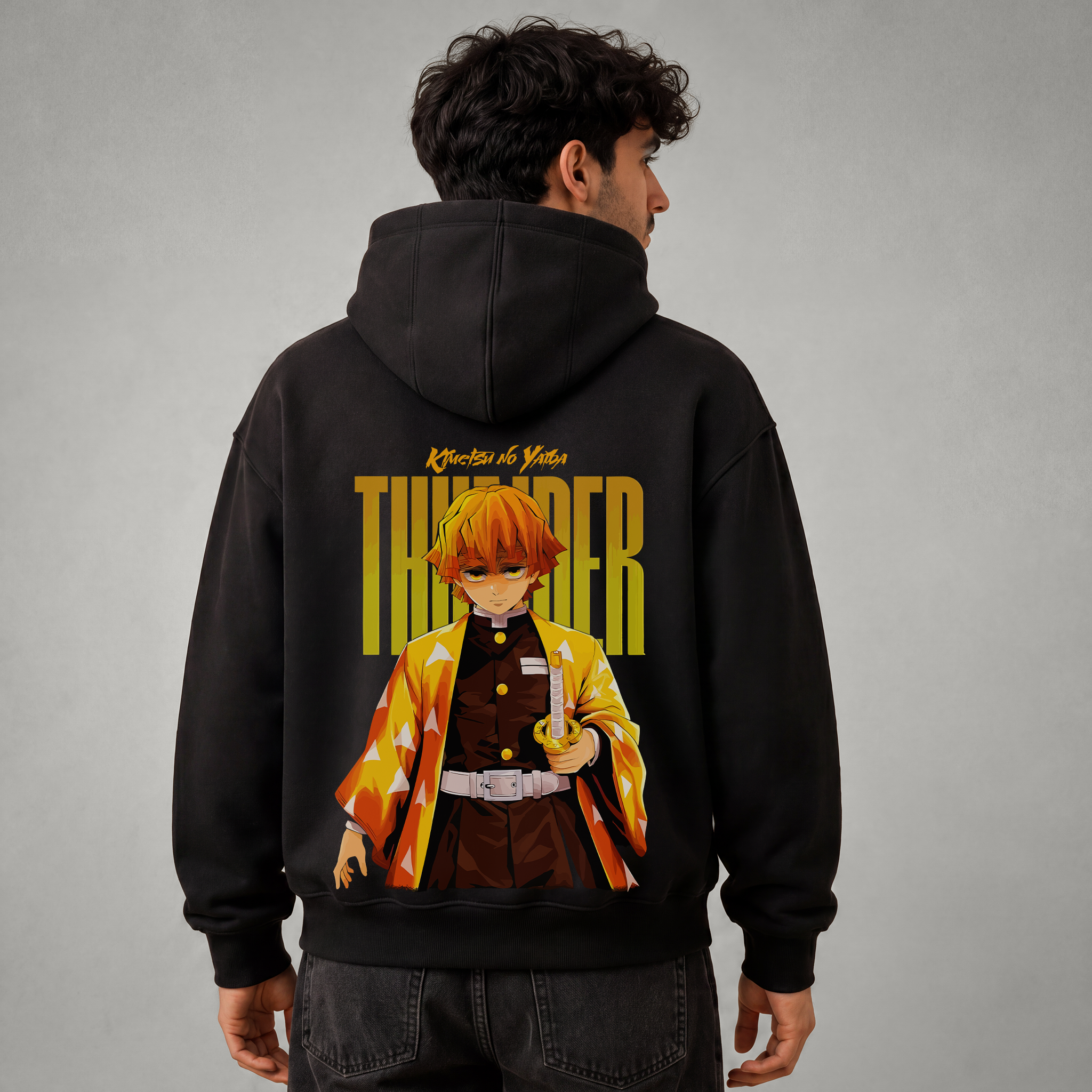 Zenitsu Thunderstrike Oversized Hoodie