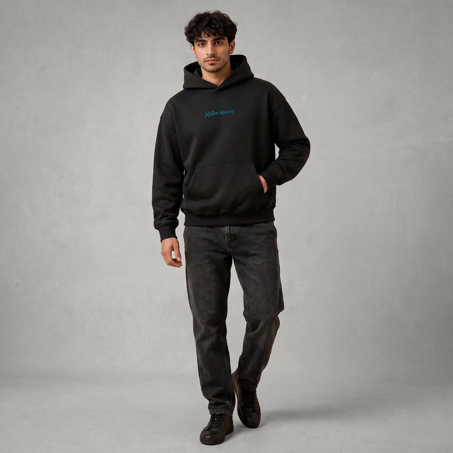 Itadori Yuji Cursed Energy Oversized Hoodie
