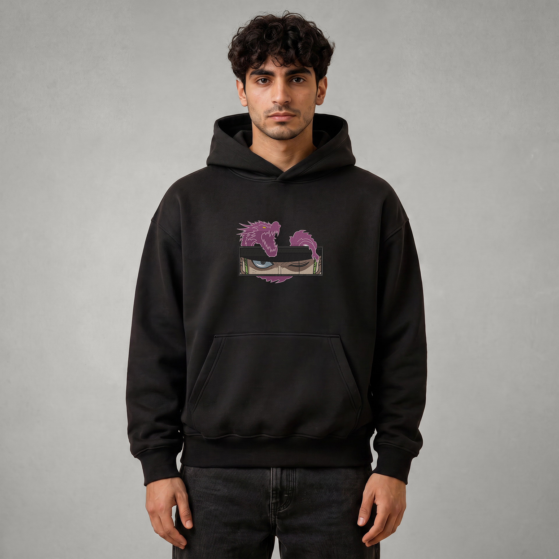 Zoro Eye of the Dragon Oversized Hoodie