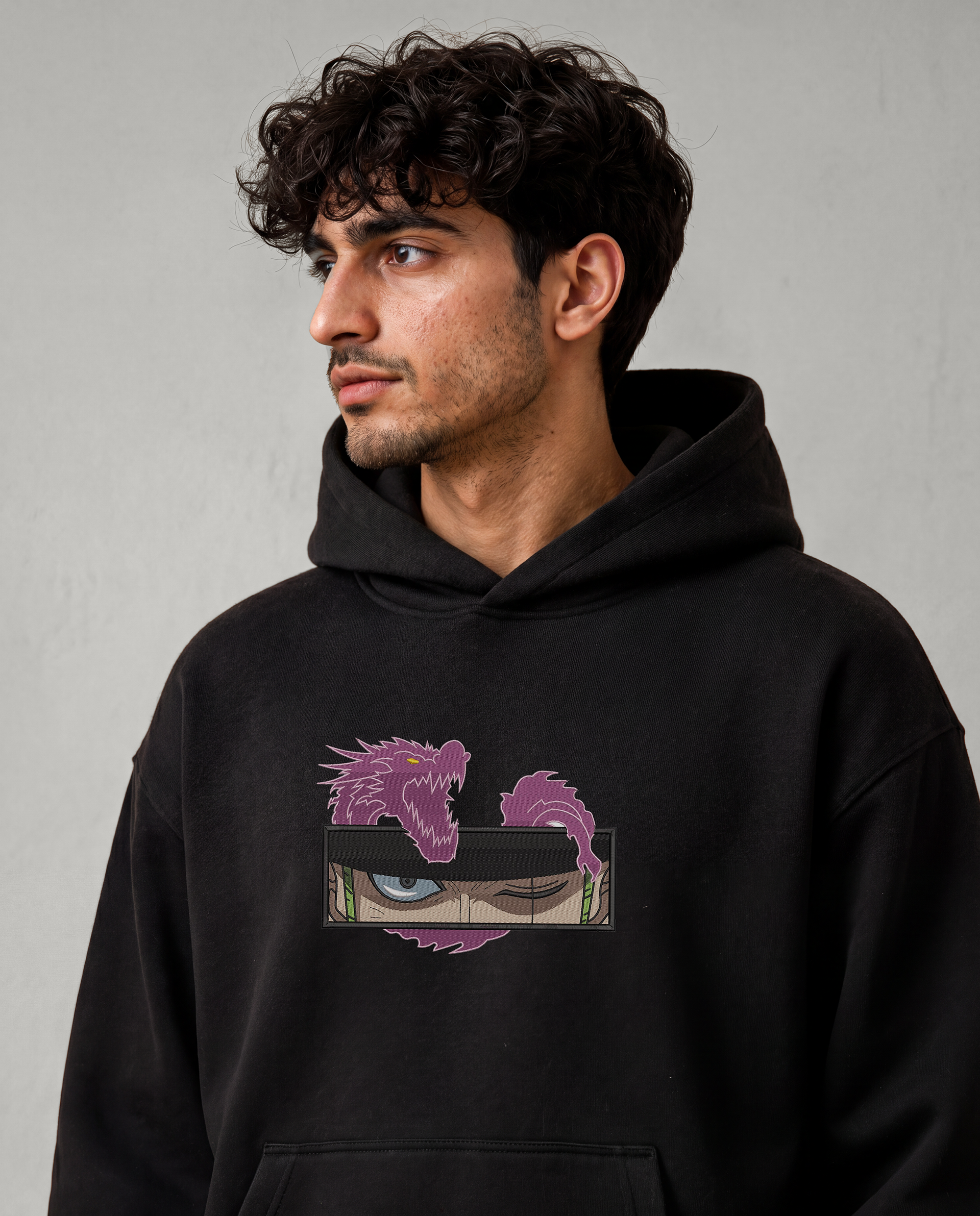 Zoro Eye of the Dragon Oversized Hoodie