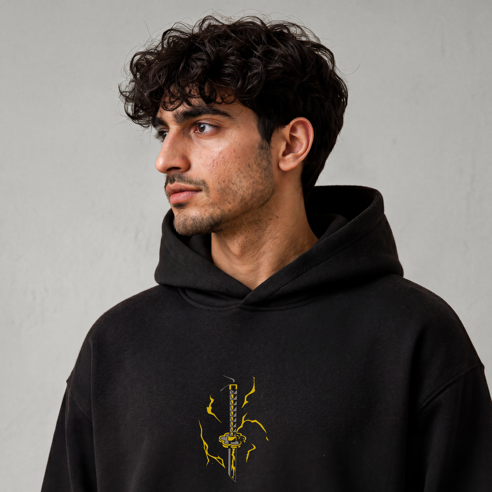 Zenitsu Thunderclap & Flash Oversized Hoodie