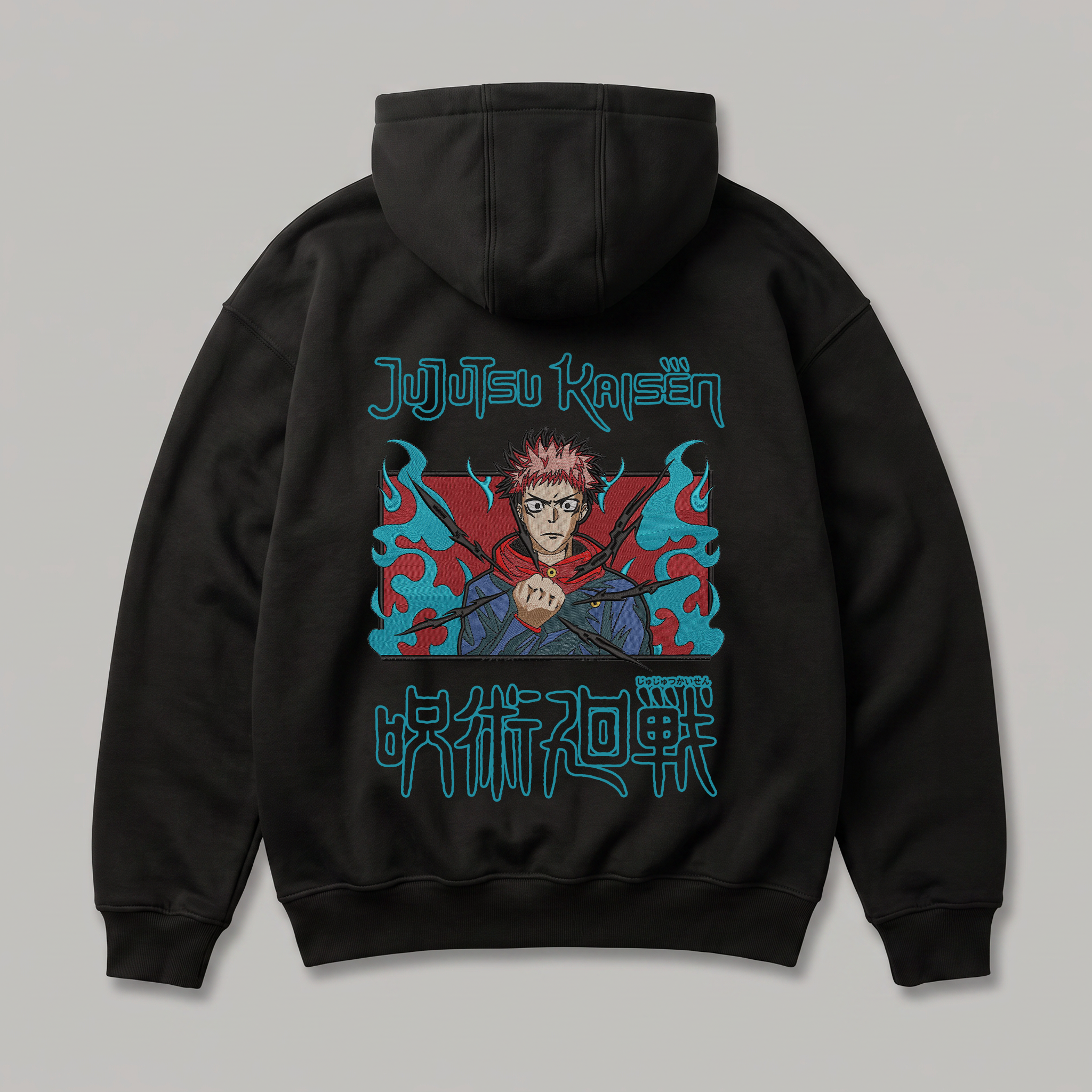 Itadori Yuji Cursed Energy Oversized Hoodie