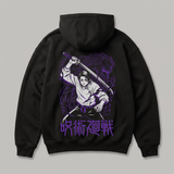 Yuta Sword and Rika Oversized Hoodie